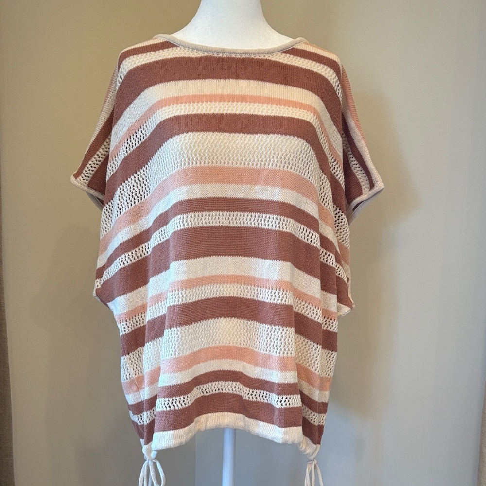 Anthropologie Multicolor Striped Knit Top
